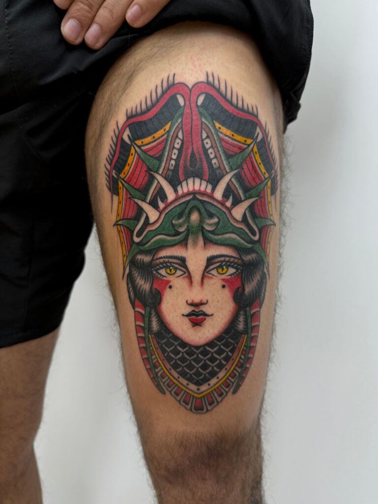 Tatuaje watercolor a color en Dida Tattoo Elche