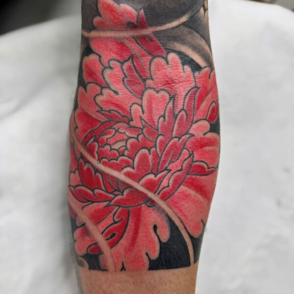 Tatuaje japones en brazo completo por Dida en Dida Tattoo Elche